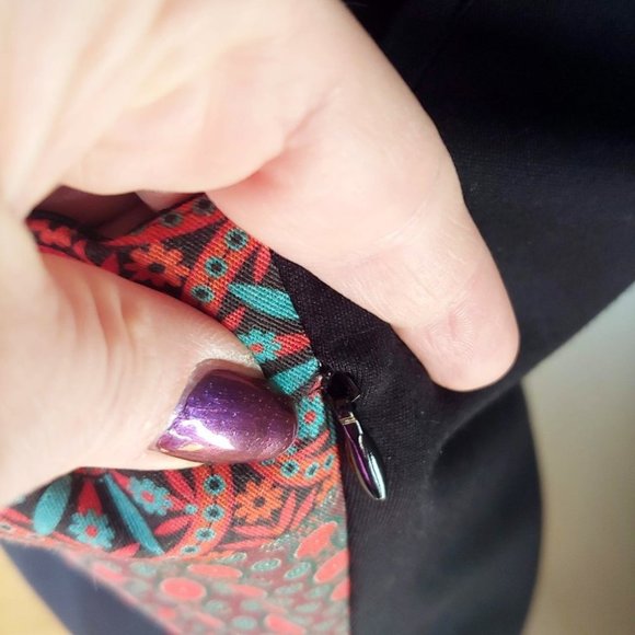 [SOLD] Desigual Birmania Woven Sleeveless Geometric Design Shift Dress - Picture 7 of 16